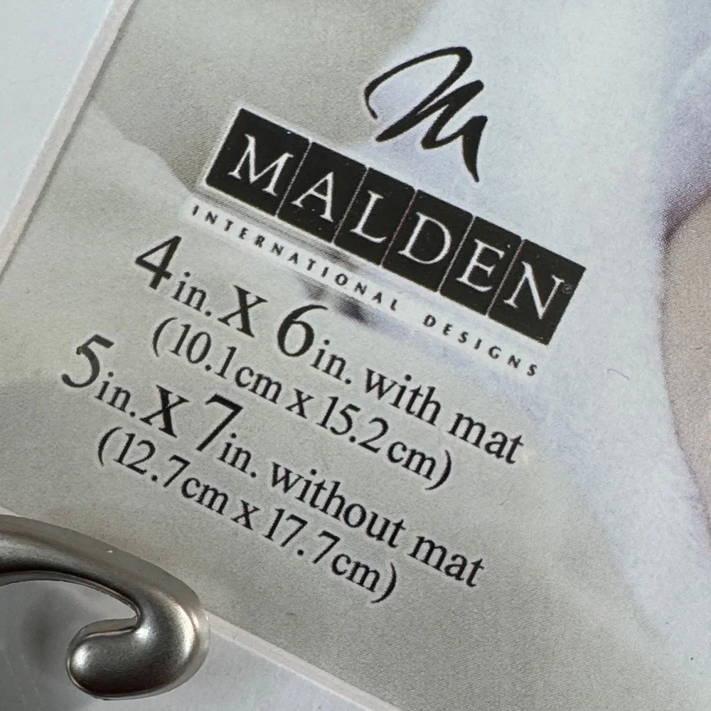 Malden Sweet Baby matted Photo Frame Set - 3 / Gray wood grain frame NEW